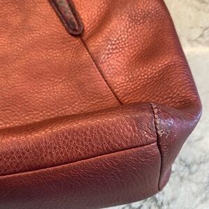 Coach Bag Stunning Metallic Red